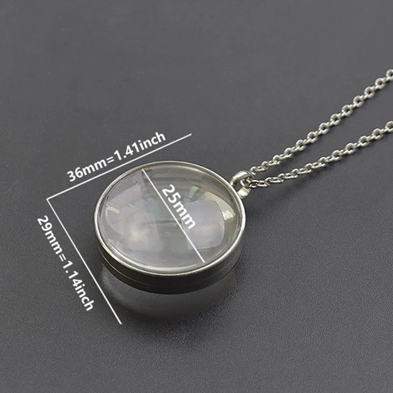 Collier Médaillon Photo Torsadé