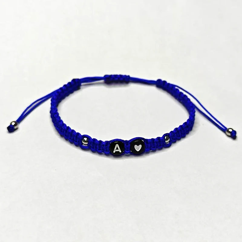 Bracelet Initiale Cœur – Bijou Personnalisé Ajustable