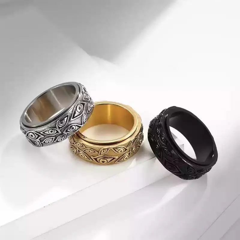 Bague Spinner Œil de Dieu