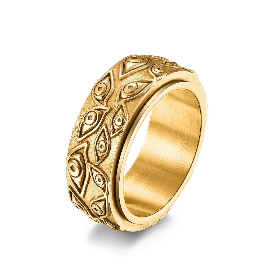 Bague Spinner Œil de Dieu