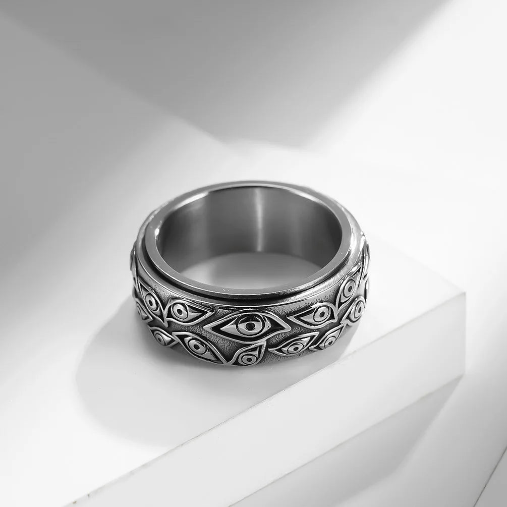 Bague Spinner Œil de Dieu