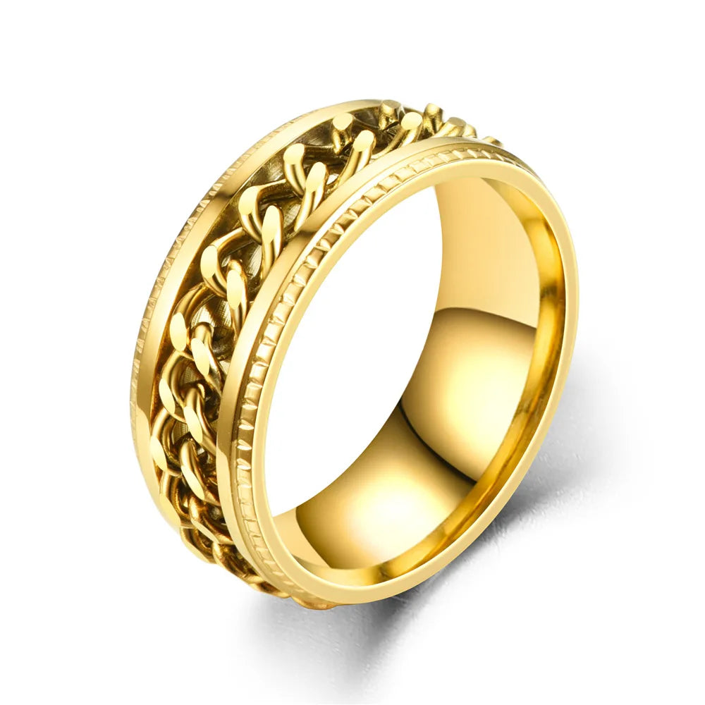 bague spinner chaine homme vue packshot maison des emotions