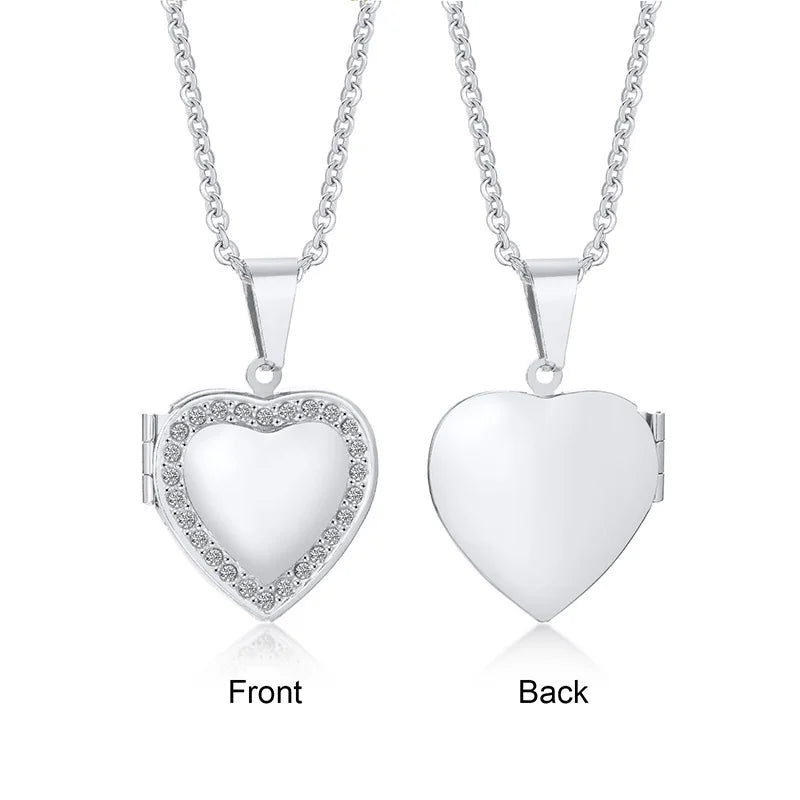 Collier Médaillon Cœur Ouvrable