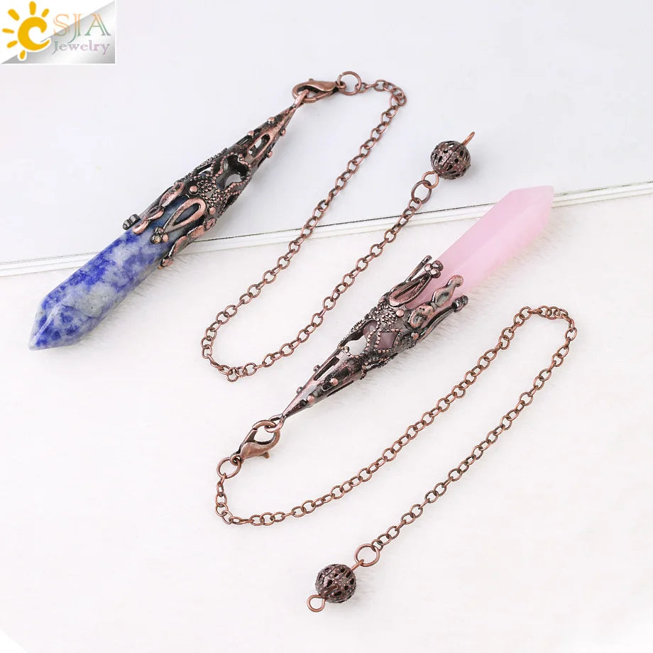 Pendule Divinatoire Cristal Quartz