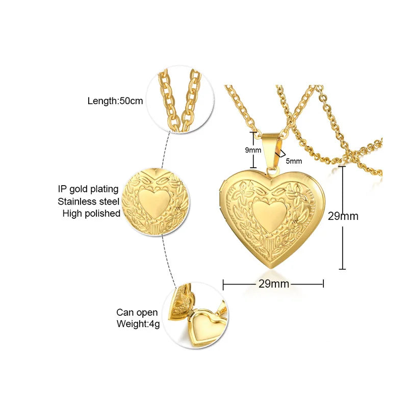 collier medaillon coeur photo bijou souvenir cadeau original