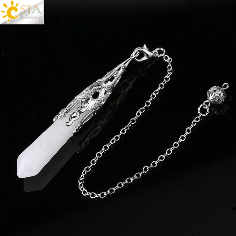 Pendule Divinatoire Cristal Quartz