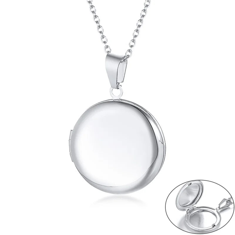Collier Médaillon Cœur Fleuri