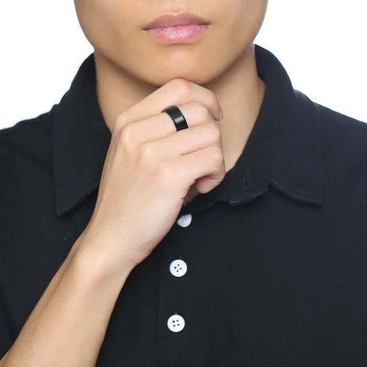 Bague Anti-Stress Rotative Homme VNOX – Spinner Ring Viking Rune en Acier Inoxydable 6/8 mm