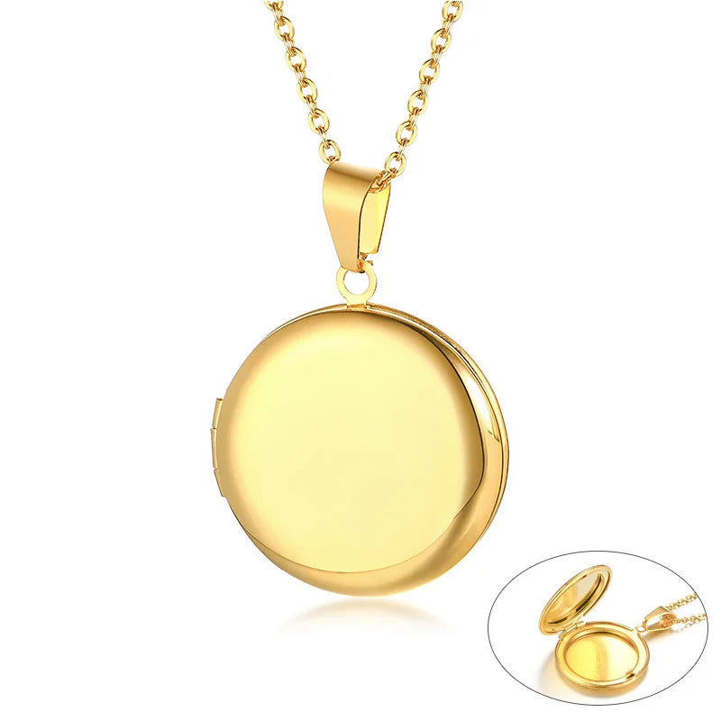 Collier Médaillon Cœur Fleuri