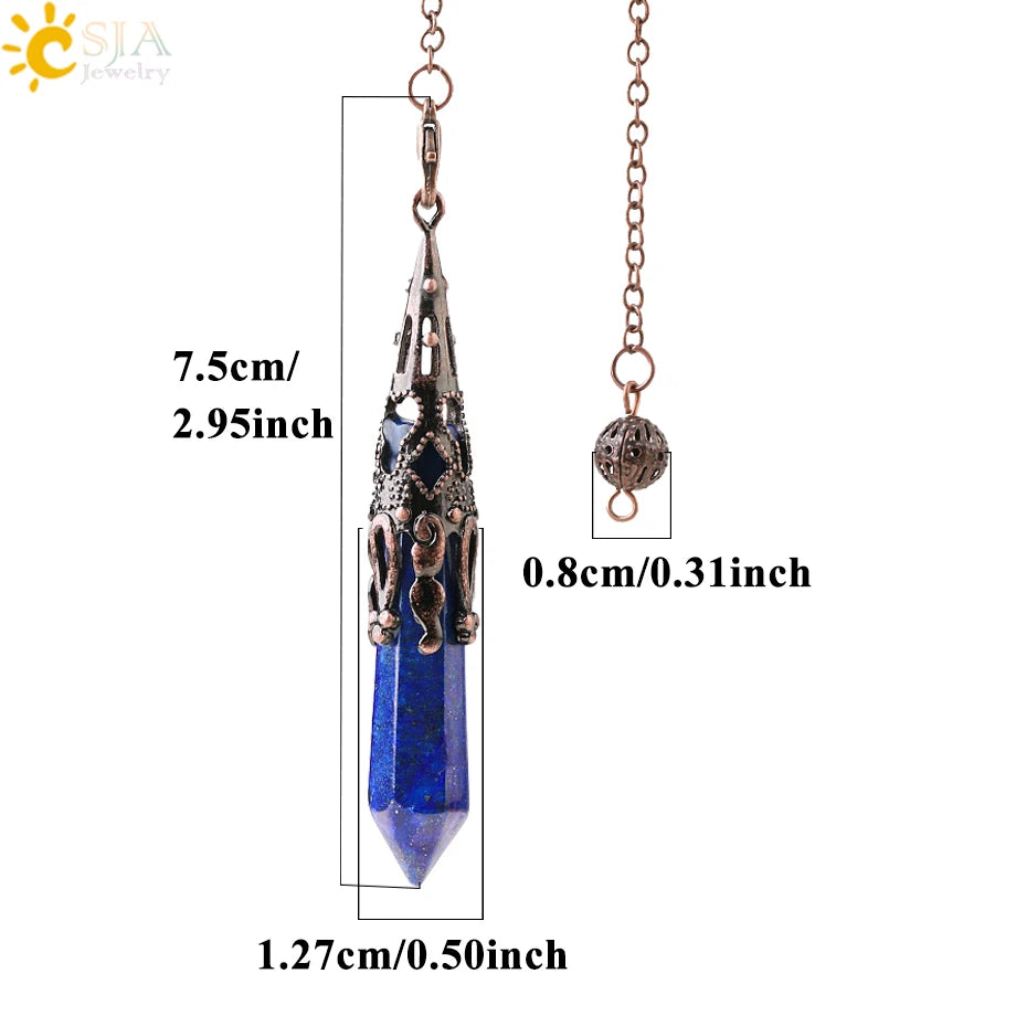 Pendule Divinatoire Cristal Quartz