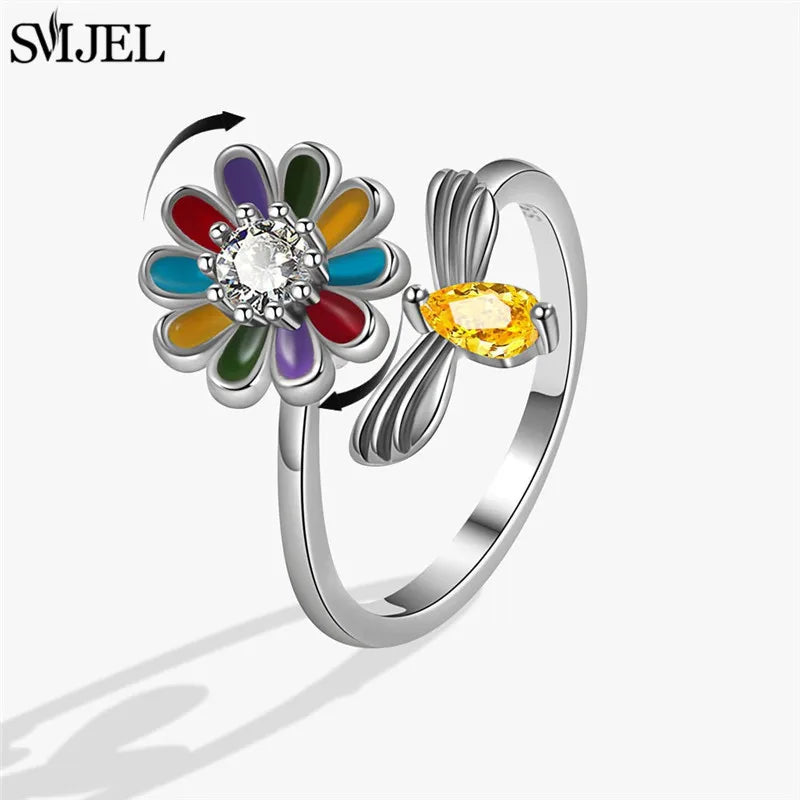 Bague Spinner Sakura