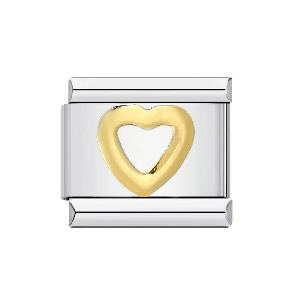 Bracelet Charms Initiale Doré