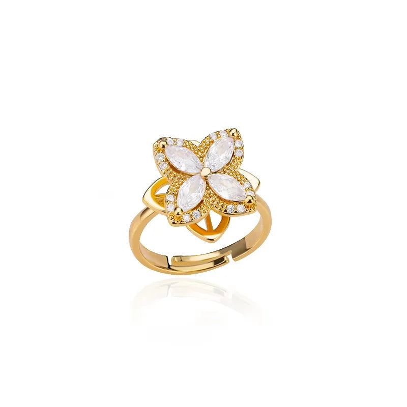 Bague Spinner Tournesol
