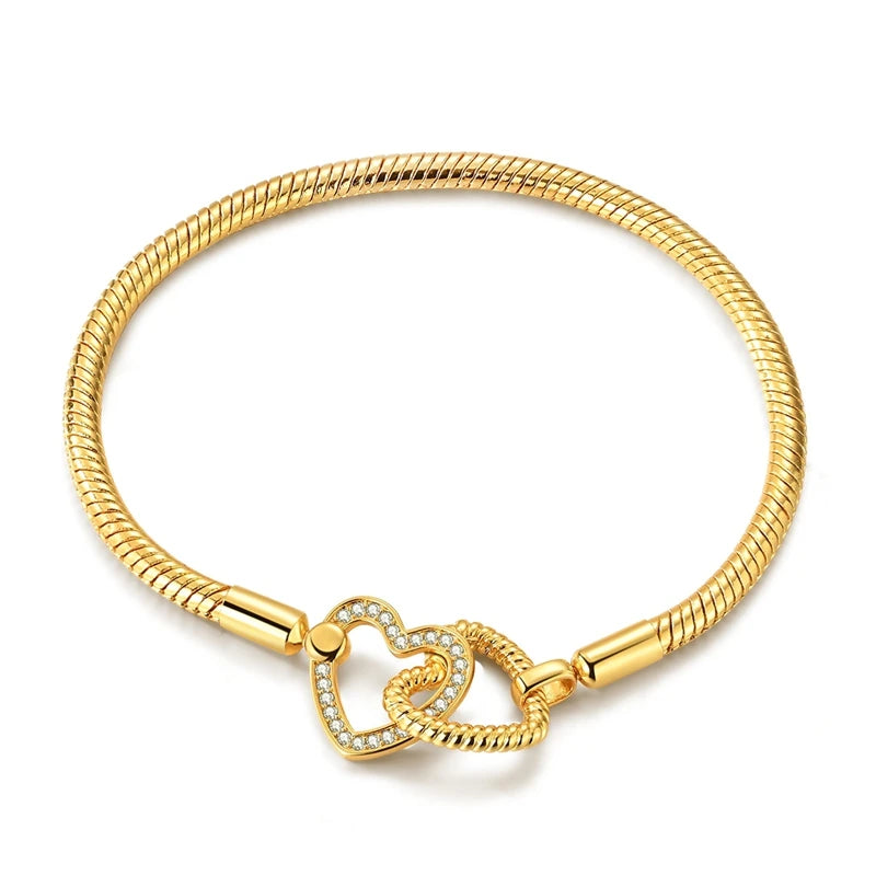 Bracelet Argent Étoile & Papillon