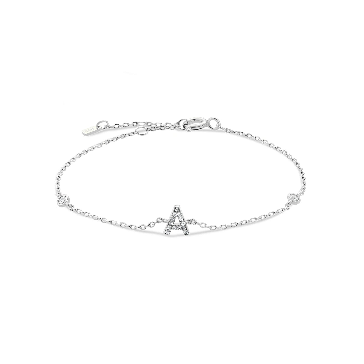 Bracelet Initiale Argent 925