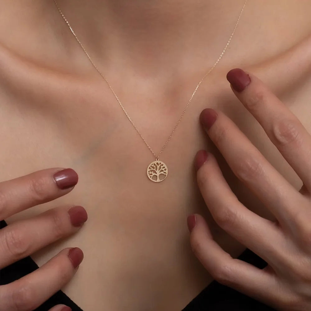 Collier Arbre de Vie Acier