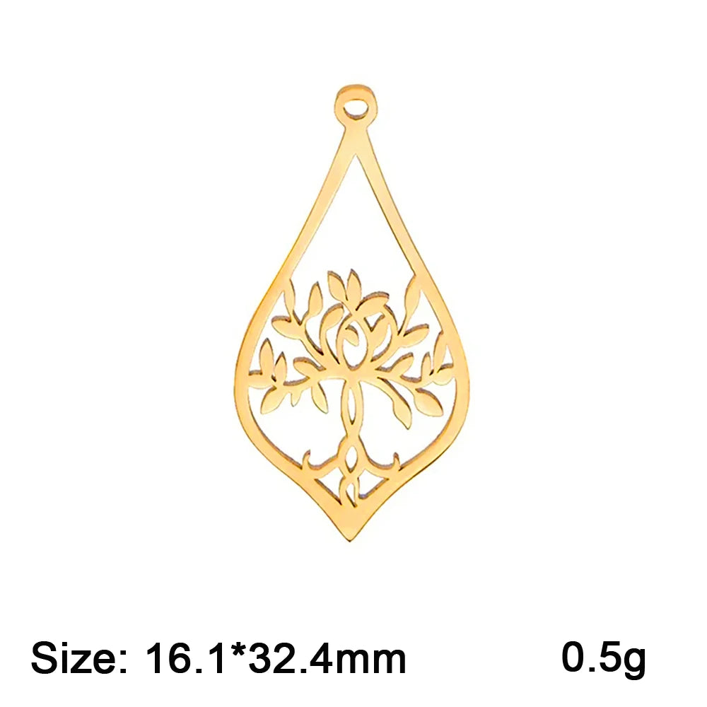 Lot 5 Charms Arbre de Vie