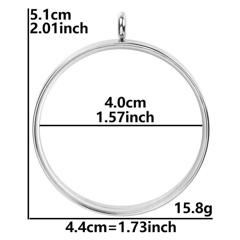 Collier Médaillon Souvenir Cendres