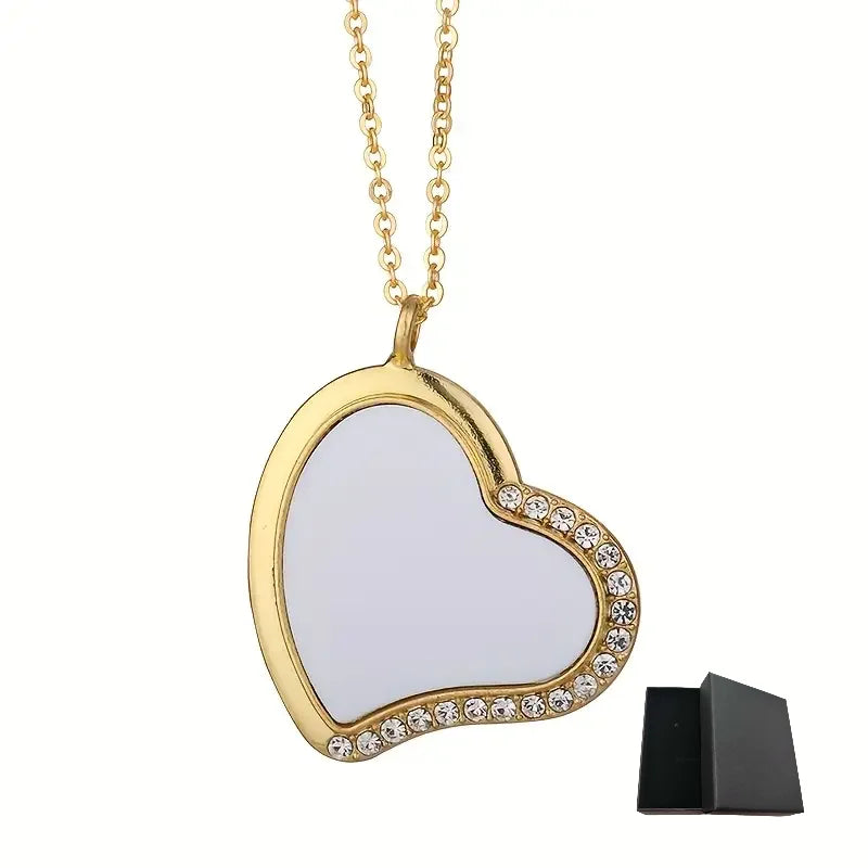 Collier Cœur Photo Personnalisé
