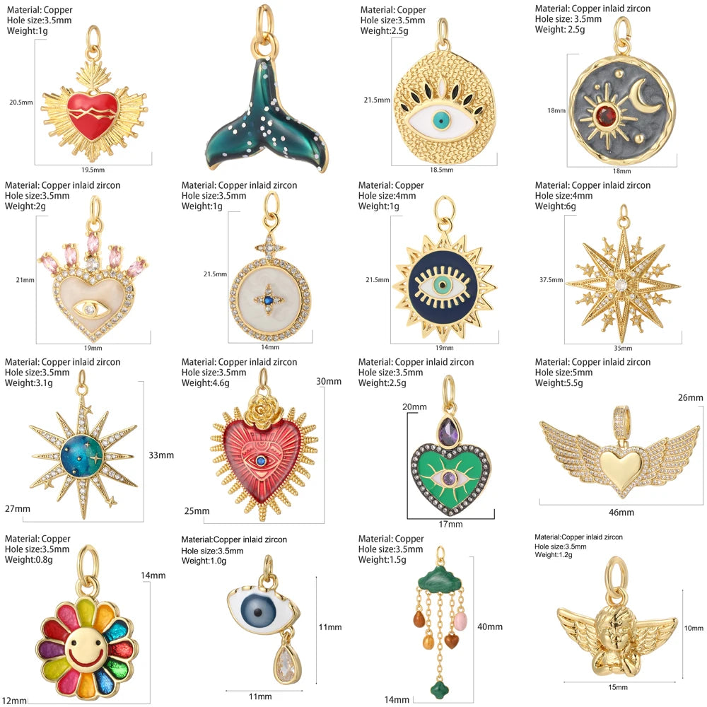 Collier Cœur Œil Protecteur – Acier Inoxydable