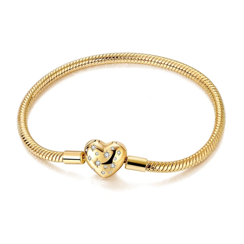 Bracelet Argent Étoile & Papillon