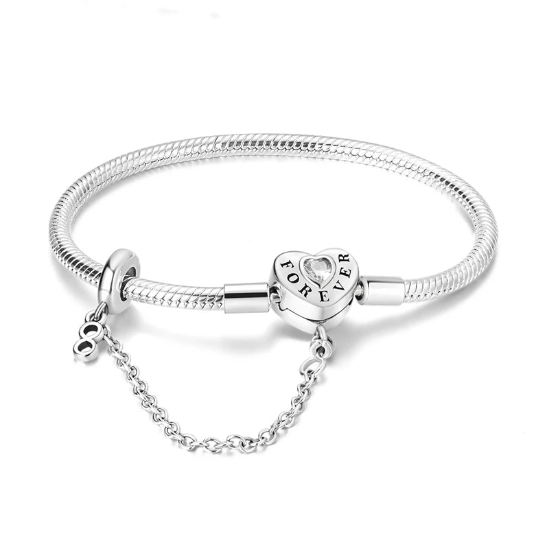 Bracelet Argent Étoile & Papillon