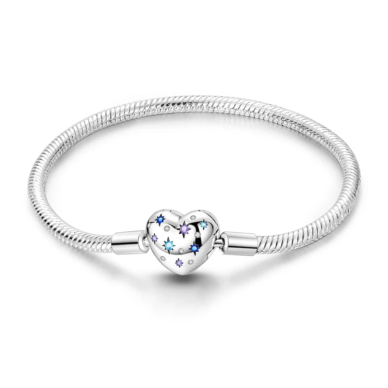 Bracelet Argent Étoile & Papillon