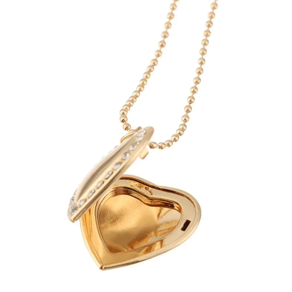 Collier Médaillon Cœur Photo