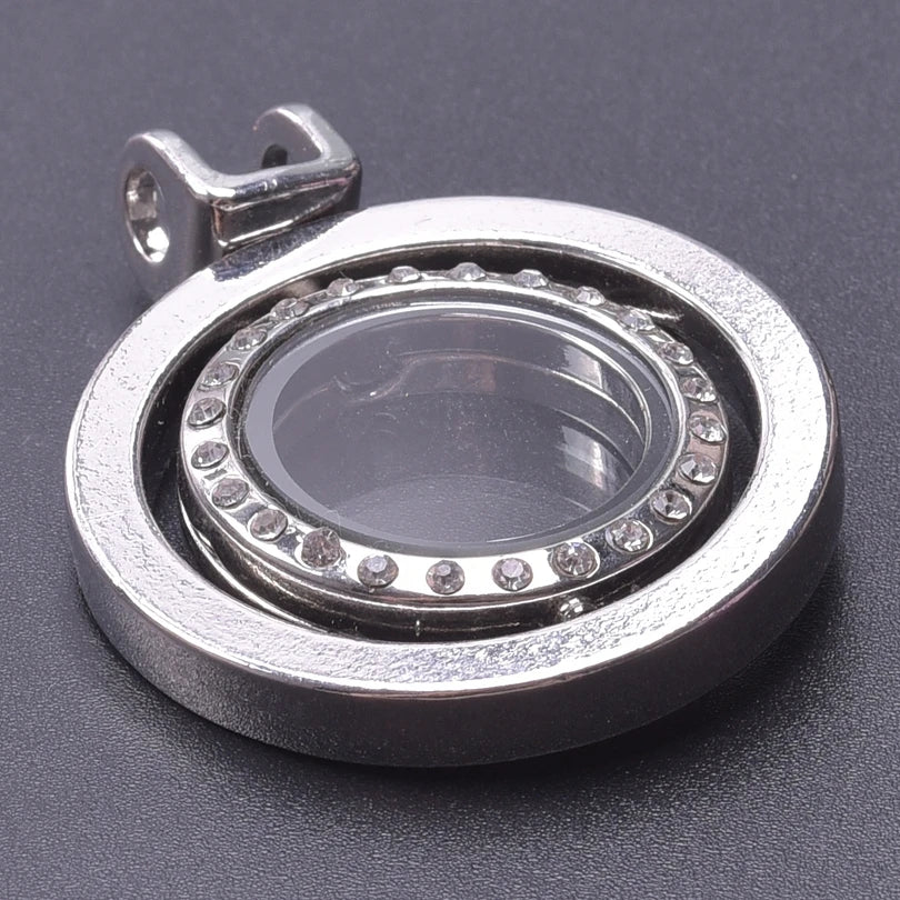 Médaillon Photo Cœur – Pendentif Souvenir Verre