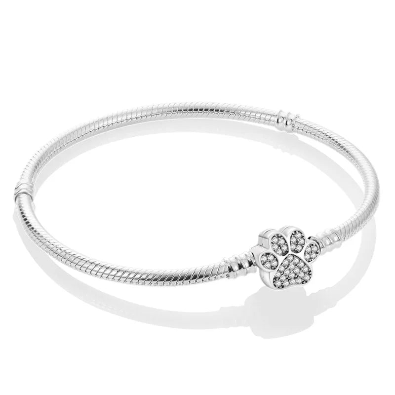 Bracelet Argent Étoile & Papillon