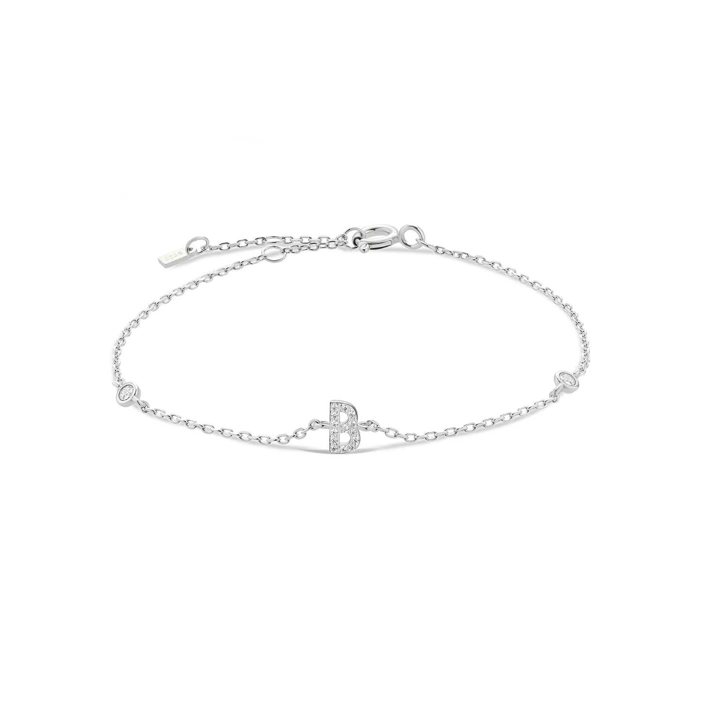 Bracelet Initiale Argent 925