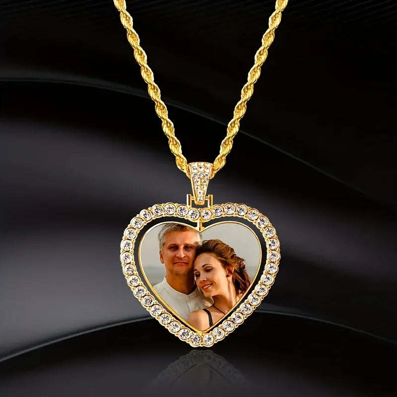 Collier Personnalisé Double Photo