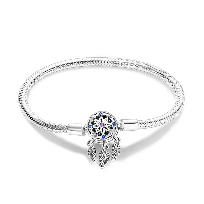 Bracelet Argent Étoile & Papillon