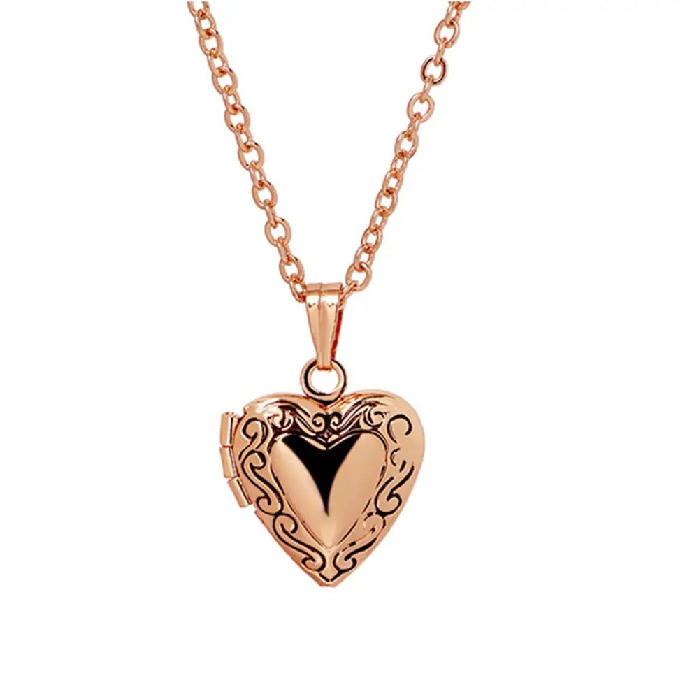 Collier Médaillon Cœur Photo