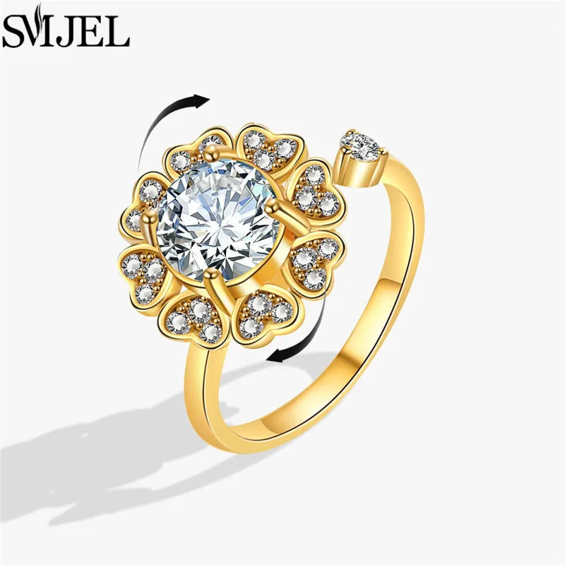 Bague Spinner Sakura