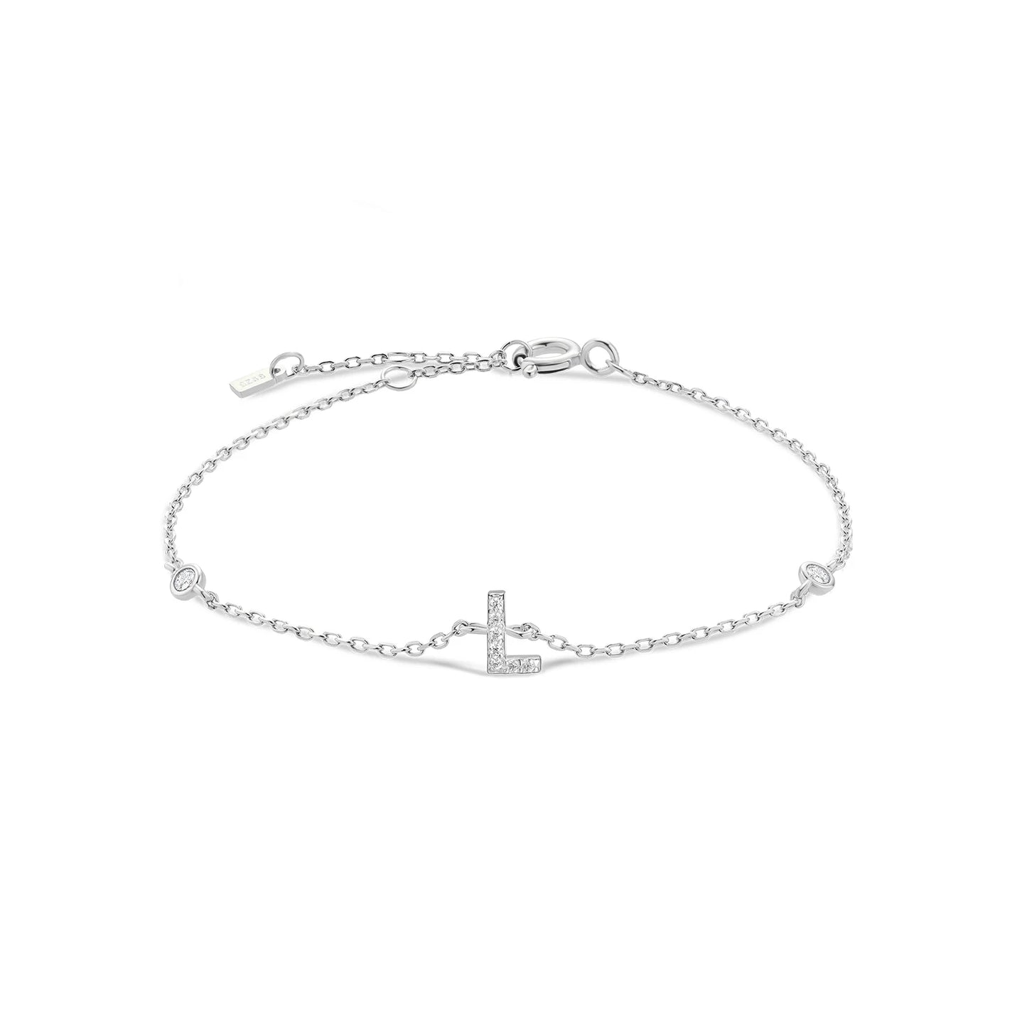Bracelet Initiale Argent 925