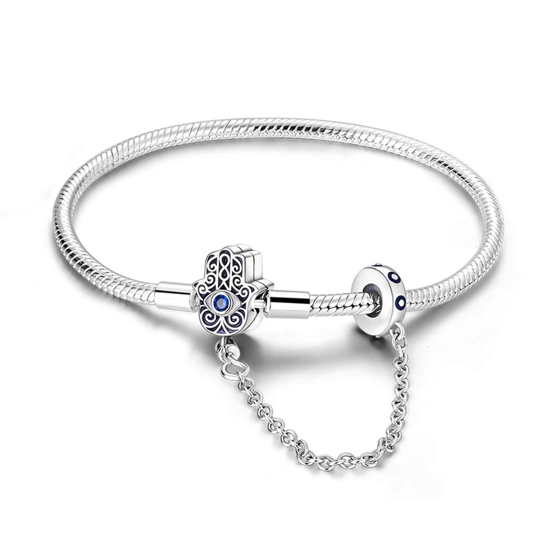 Bracelet Argent Étoile & Papillon