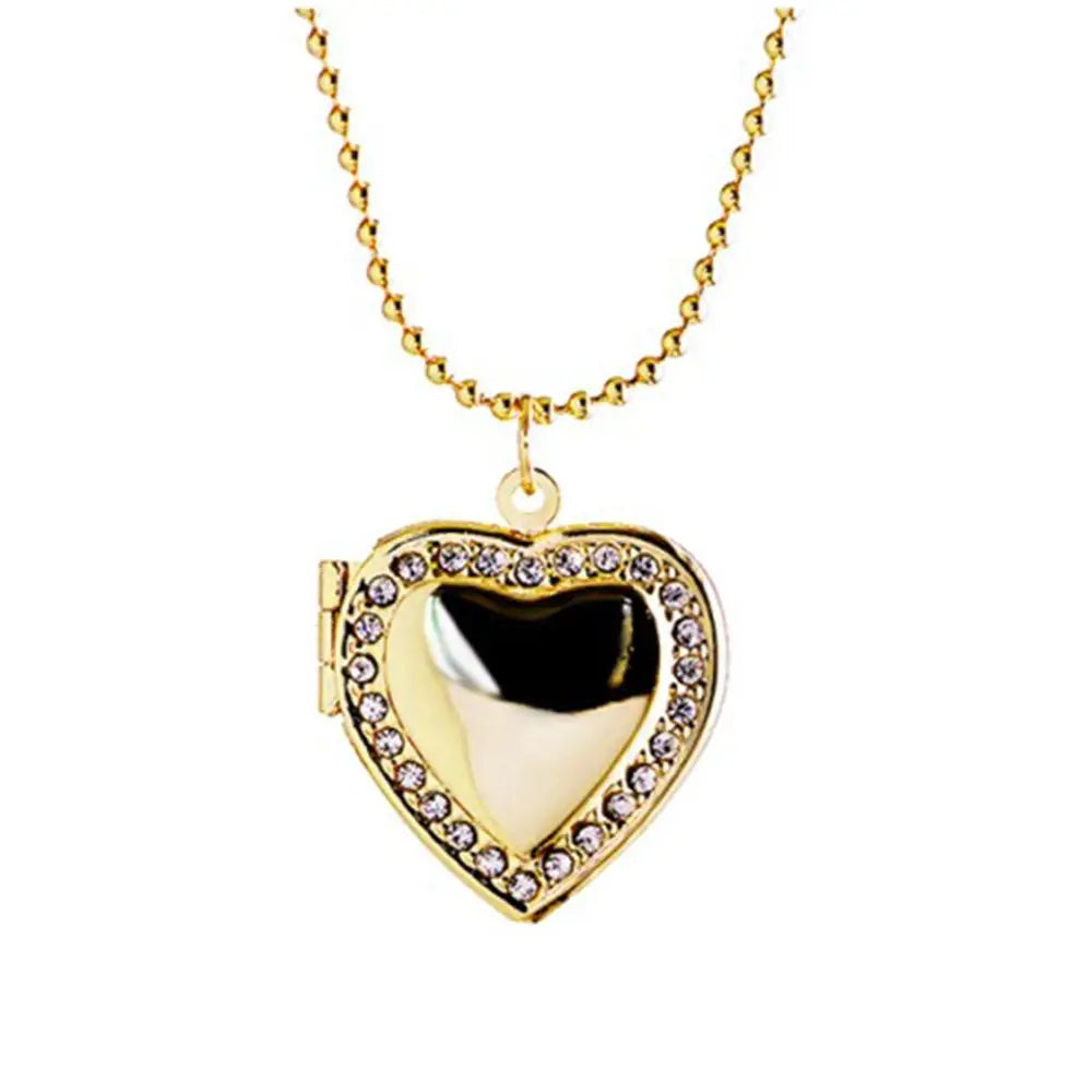 Collier Médaillon Cœur Photo