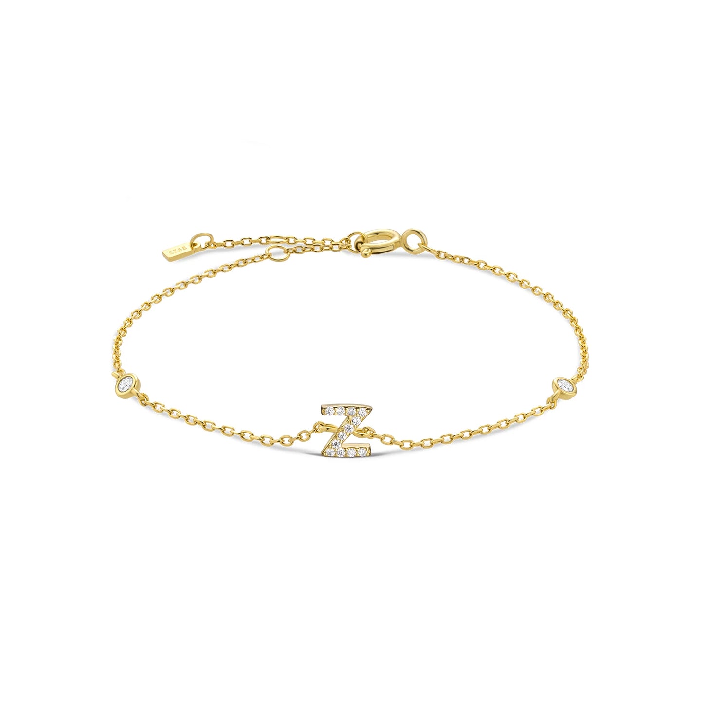 Bracelet Initiale Argent 925