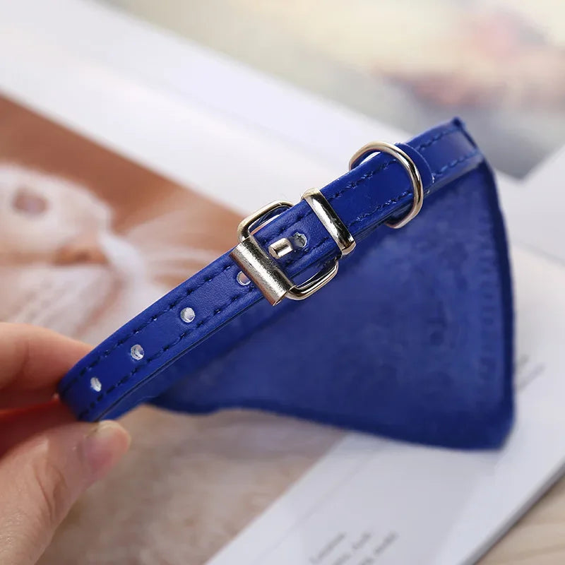 Collier Chien & Chat avec Foulard – Réglable