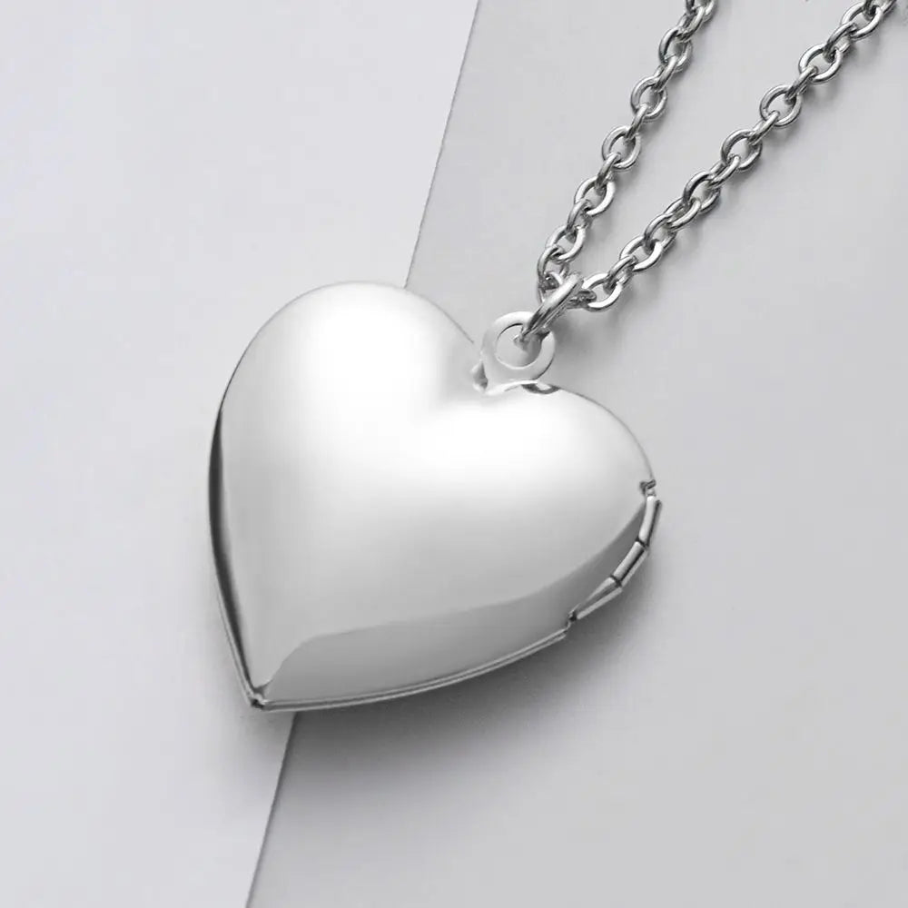 Collier Médaillon Cœur Photo