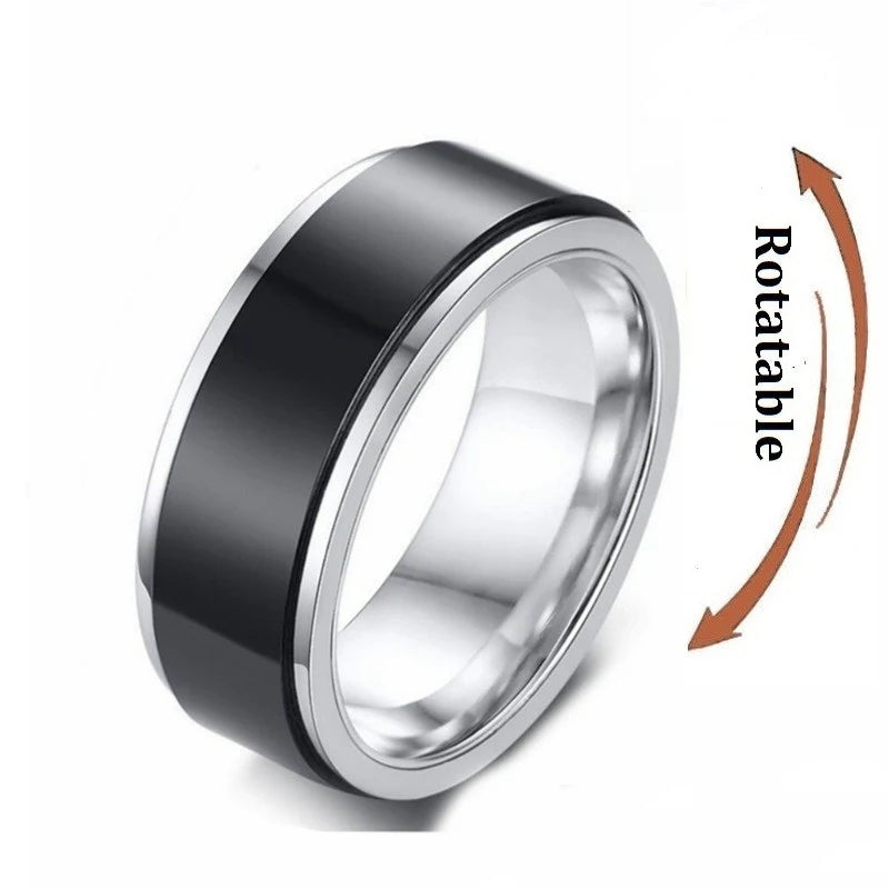 set bague spinner anti-stress couple bijou cadeau maison des emotions