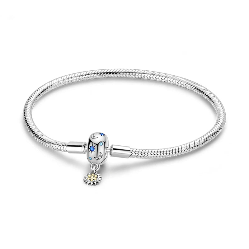 Bracelet Argent Étoile & Papillon