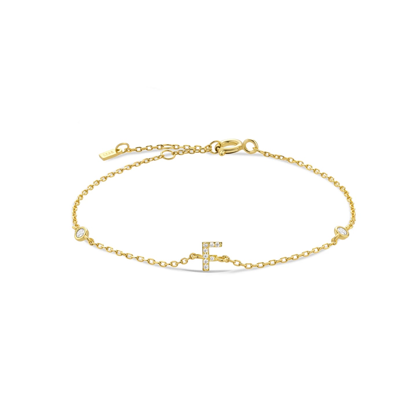 Bracelet Initiale Argent 925