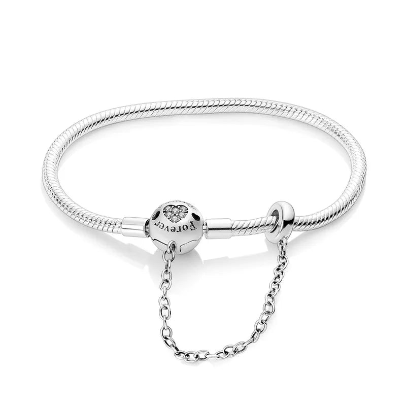 Bracelet Argent Étoile & Papillon