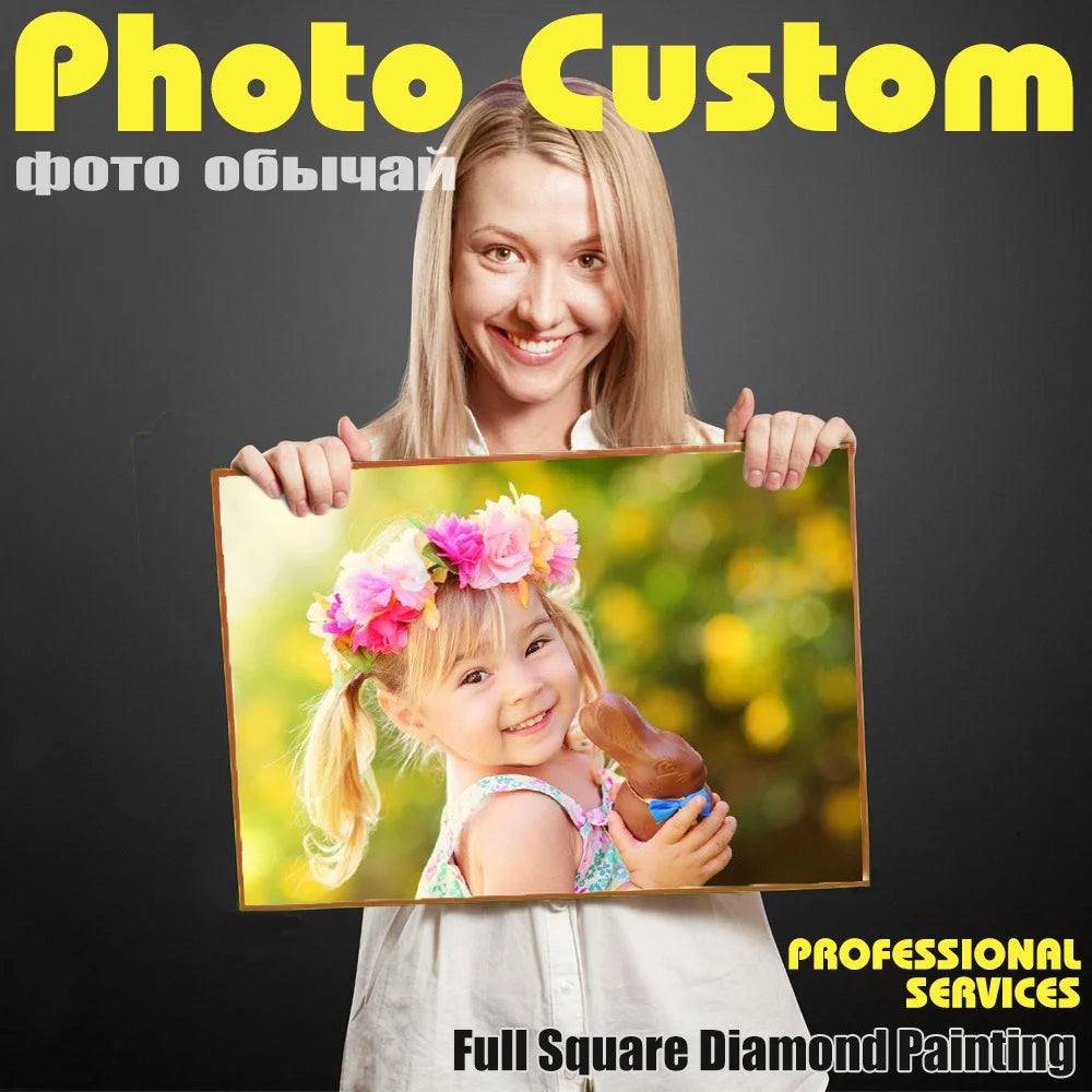 portrait en diamants personnalise kit diamond painting photo maison des emotions