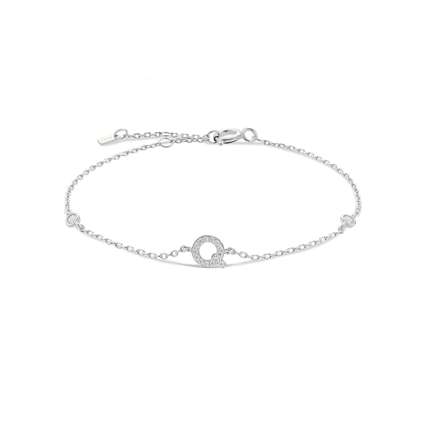 Bracelet Initiale Argent 925