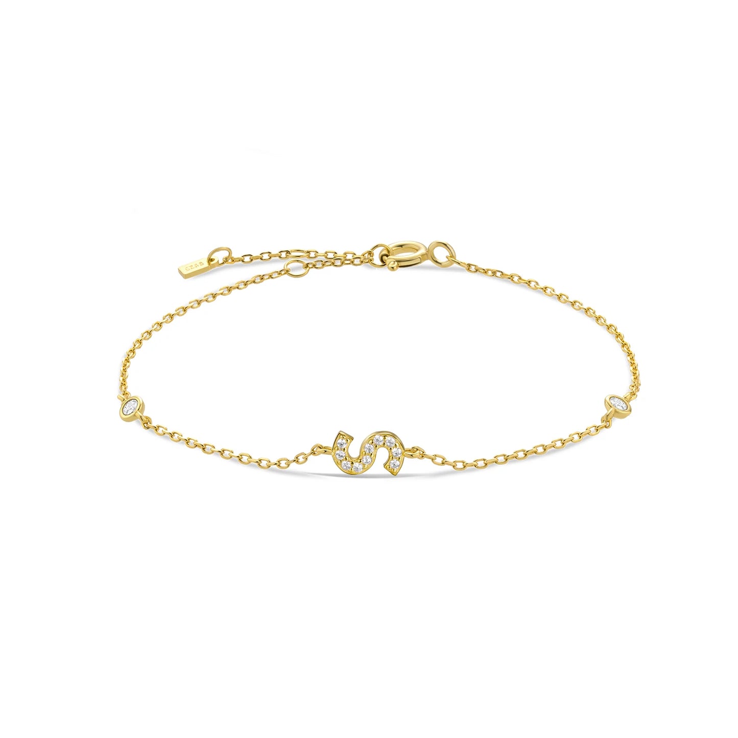 Bracelet Initiale Argent 925