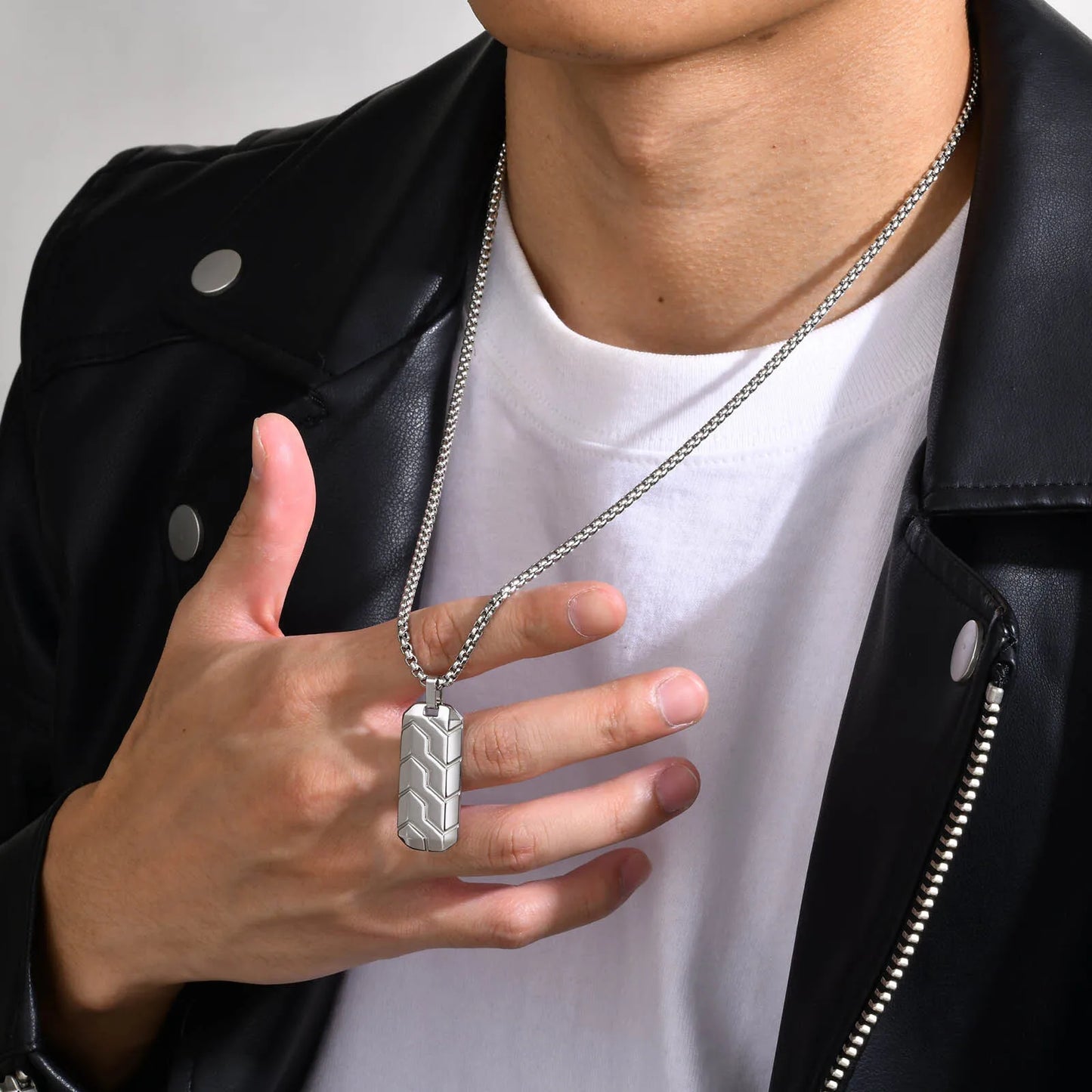 Collier Dog Tag Militaire Homme