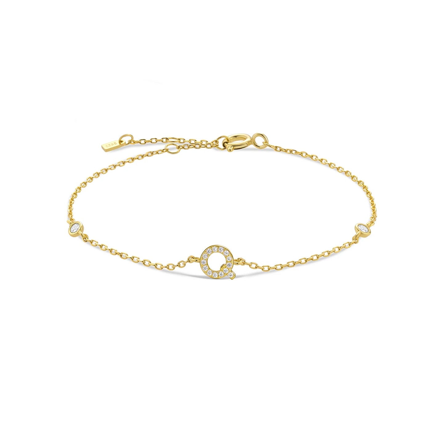 Bracelet Initiale Argent 925